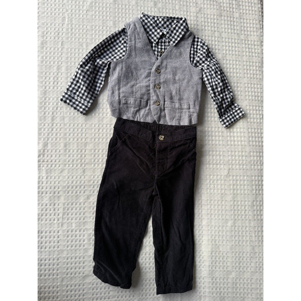 Elegant 3-Piece Set for Boys - Size 18 Months (Excellent Condition)